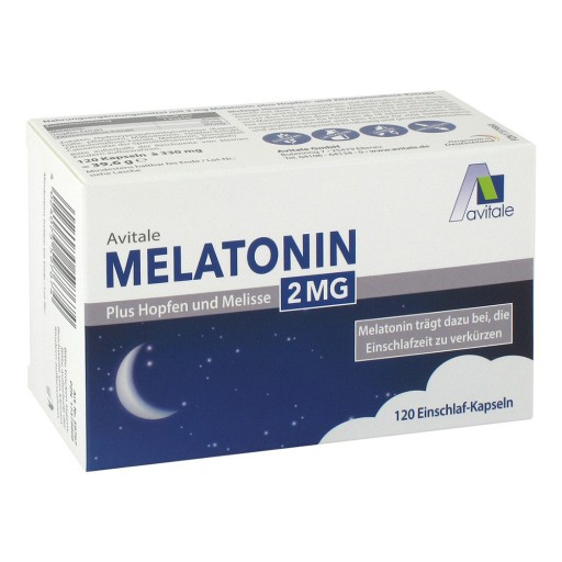 MELATONIN 2 mg plus Hopfen und Melisse Kapseln MELATONIN 2 mg plus Hopfen und Melisse Kapseln
